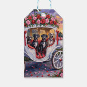 Great Dane Hond Valentijnsdag Cadeaulabel (Achterkant)