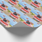 Great Dane-hond Valentijnsdag-vrachtwagen Cadeaupapier (Hoek)