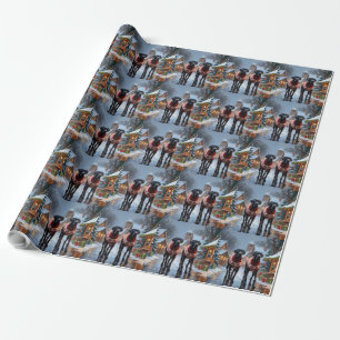 Great Dane Honden Kerst Sneeuw Vakantie Cadeaupapier