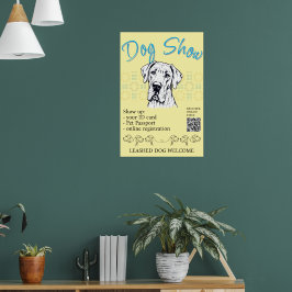 Great Dane honden show Poster