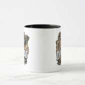 Great Dane Honden Vader Energie Mok (Midden)