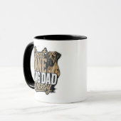Great Dane Honden Vader Energie Mok (Voorkant links)