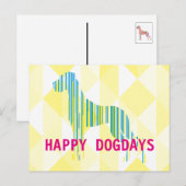 Great Dane Hondendagen Ansichtkaart Briefkaart (Voorkant / Achterkant)