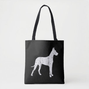 Great Dane-hondeneigenaar cadeau vintage dier Tote Bag