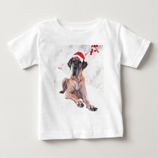 Great Dane hondenhoed Kerstmis (Voorkant)