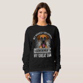 Great Dane-hondenkleding Great Dane-accessoires Trui (Voorkant volledig)