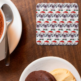 Great Dane hondenras Kerststerren Kartonnen Onderzetters