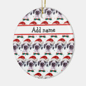 Great Dane hondenras Kerststerren Keramisch Ornament (Links)