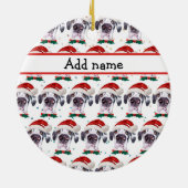 Great Dane hondenras Kerststerren Keramisch Ornament (Achterkant)