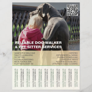 Great Dane hondenuitlater en -oppas  Flyer
