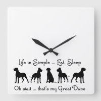 Great Dane Humor Eat Sleep Dog Pet Animal