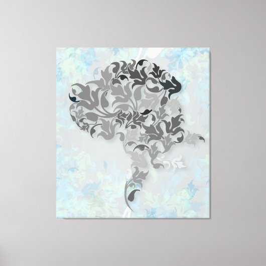 Great Dane Illustratie Canvas Afdruk (Voorkant)