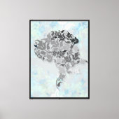 Great Dane Illustratie Canvas Afdruk (Voorkant)