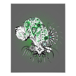 Great Dane-illustratie Foto Afdruk