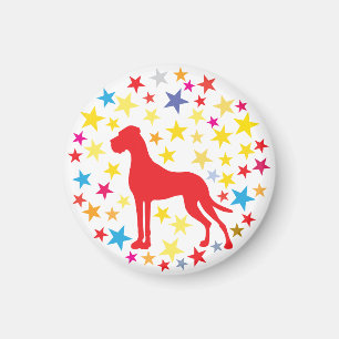 Great Dane Illustratie Magneet