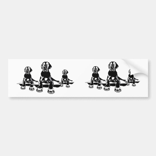 Great Dane Images Bumpersticker (Voorkant)