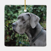Great Dane Images Keramisch Ornament (Achterkant)