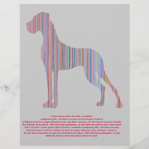 Great Dane in Pasteltinten Flyer