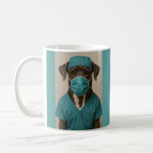 Great Dane in werkkleding Koffiemok