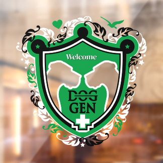 Great Dane Ingang Welcome / Cling Raamsticker