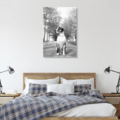 Great Dane Ingepakt Canvas Afdruk (Insitu (Slaapkamer))