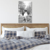 Great Dane Ingepakt Canvas Afdruk (Insitu (Slaapkamer))
