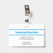 Great Dane Insigne Badge (Achterkant met clip)