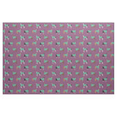 Great Dane is paars schrobber Stof (Fat Quarter)