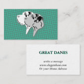 Great Dane Kaarten Visitekaartje (Voorkant / Achterkant)