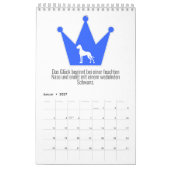 Great Dane kalender citaten wit (Jan 2027)
