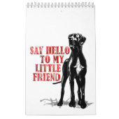 Great Dane kalender citaten wit (Hoes)