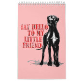 Great Dane kalendercitaten Kalender (Hoes)