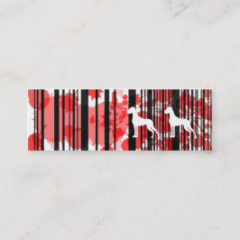 Great Dane Kennel Mini Visitekaartje