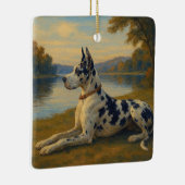 Great Dane Keramisch Ornament (Rechts)