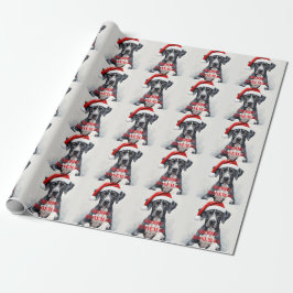 Great Dane KERST Cadeaupapier