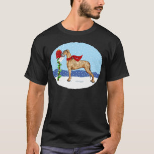 Great Dane kerst Mail Brindle UC T-shirt