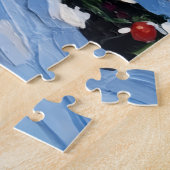 Great Dane Kerst Vuurtoren Vakantie Legpuzzel (Zijkant)