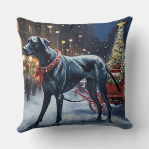 Great Dane Kerstfeest Seizoen Kussen