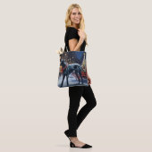 Great Dane Kerstfeest Seizoen Tote Bag (Op model)