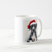 Great Dane Kerstmok Koffiemok (Voorkant rechts)