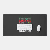 Great Dane Kerstpret Klassiek T-shirt Bureaumat (Keyboard & Muis)