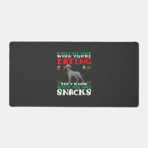Great Dane Kerstpret Klassiek T-shirt Bureaumat
