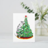 Great Dane kerstreach Goals Harle Feestdagenkaart (Staand voorkant)