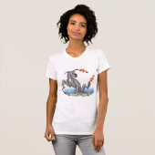 Great Dane Kinda Crabby Black T-shirt (Voorkant volledig)