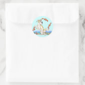 Great Dane Kinda Crabby Fawnequin Ronde Sticker (Tas)