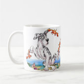 Great Dane Kinda Crabby Harlequin UC Koffiemok (Links)