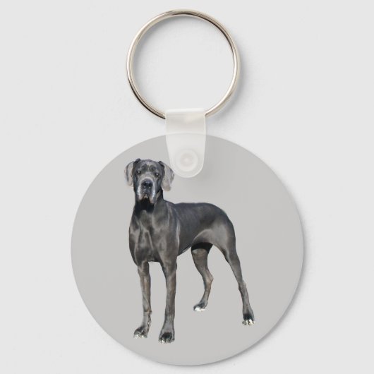 Great Dane King of Dogs Sleutelhanger (Voorkant)
