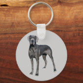 Great Dane King of Dogs Sleutelhanger (Voorkant)
