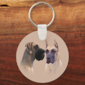 Great Dane King of Dogs Sleutelhanger (Voorkant)