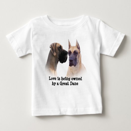 Great Dane King of Dogs Toddler Unisex T-Shirt (Voorkant)